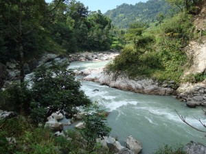 Fluss im Annapurna-Gebiet
